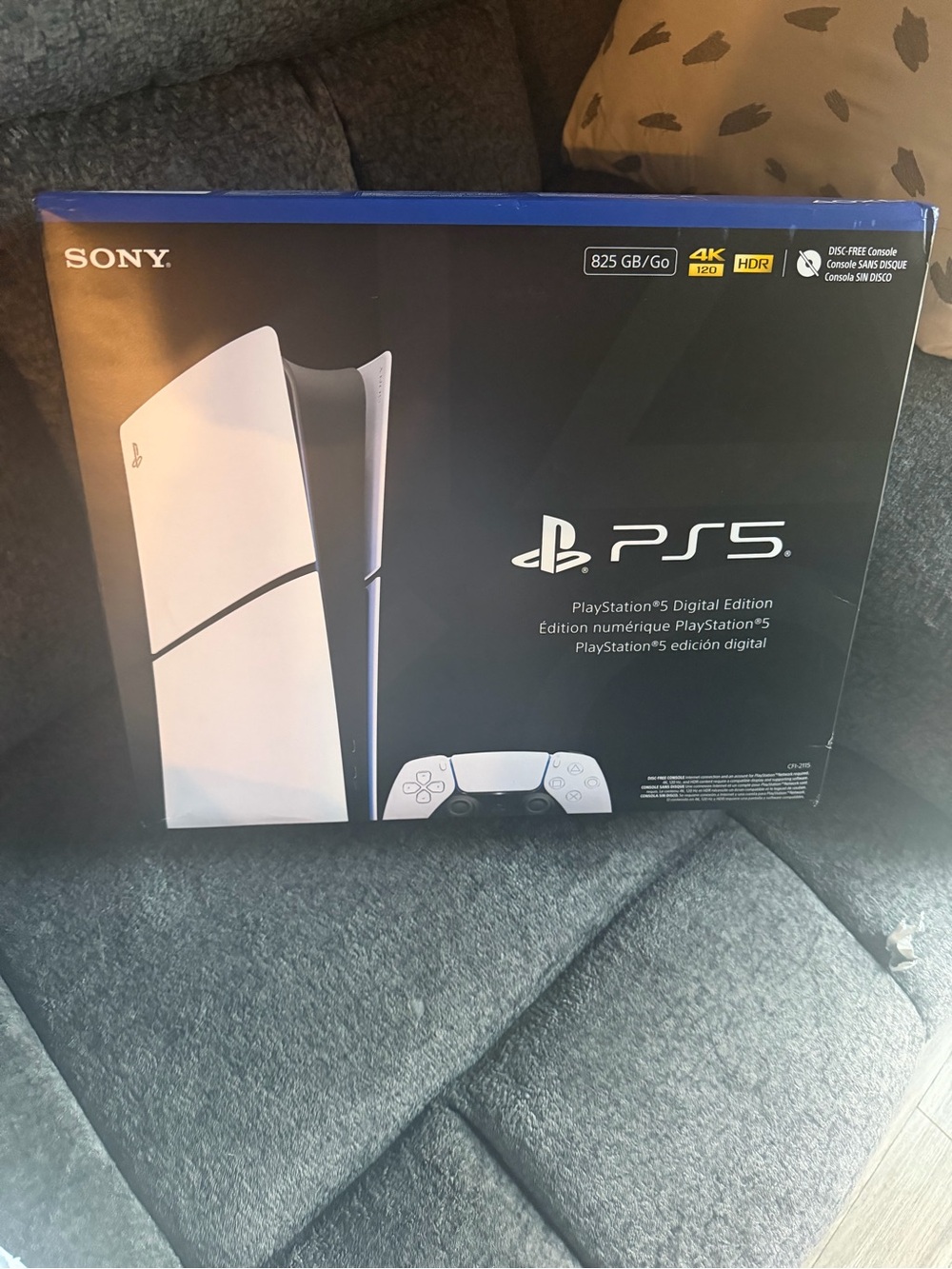 Brand new, factory sealed Sony PlayStation 5 Digital Edition Slim with 825GB - Picture 1 of 3